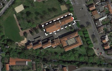 Luftbild Paternushalle