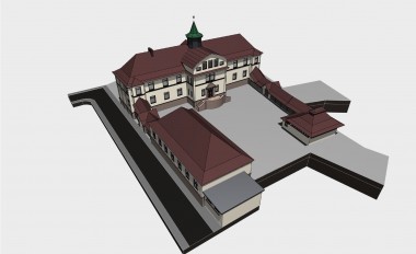 Schlossbergschule Computermodell