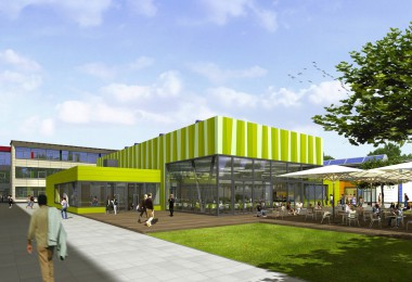 Visualisierung-Ansicht vom Campus